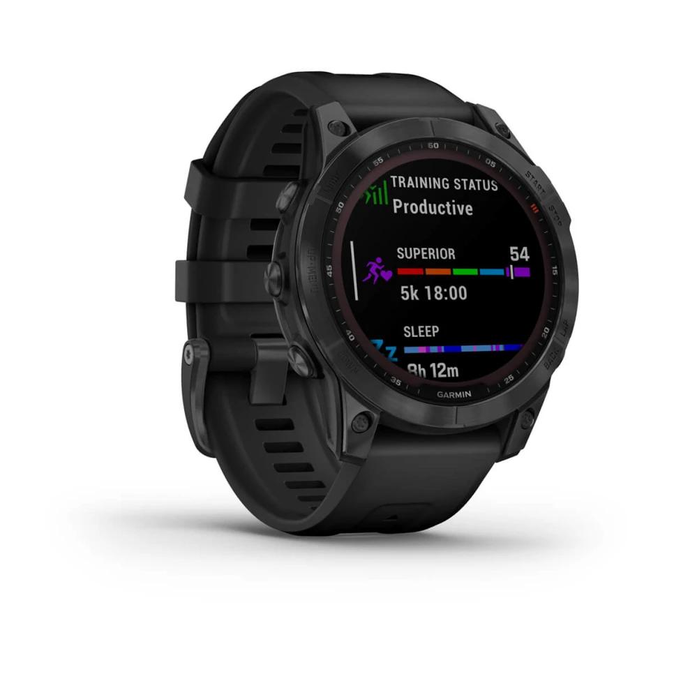 Đồng Hồ Garmin Fēnix 7–Solar Edition Đen 47 mm